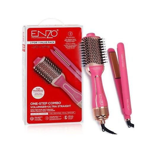 Pack Brosse chauffante rotative professionnelle plus lisseur